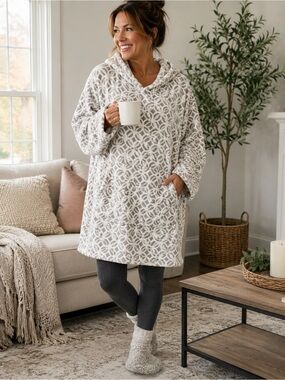 Soft & Cozy Company Hooded Blanket Fleece Hoodie